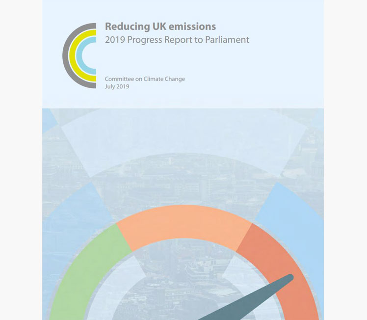 2019 Annual Progress Report to Parliament
Reducing UK Emissions
Committee for Climate Change (CCC)
